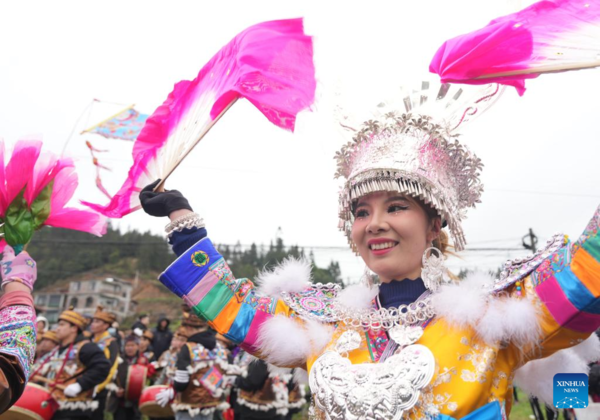 People Celebrate Upcoming Lantern Festival in China