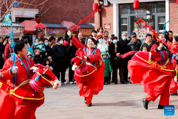 People Celebrate Upcoming Lantern Festival in China