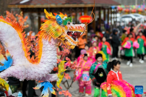 People Celebrate Upcoming Lantern Festival in China