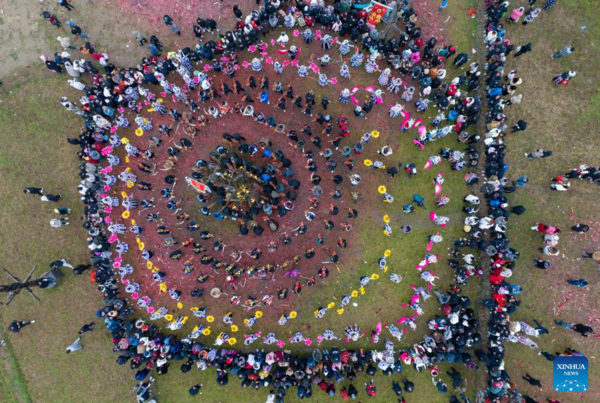 People Celebrate Upcoming Lantern Festival in China