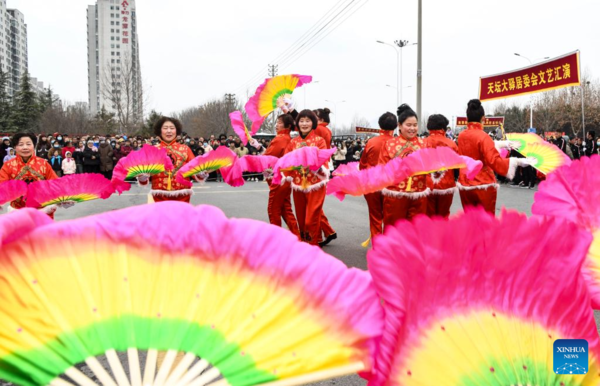 People Celebrate Upcoming Lantern Festival in China