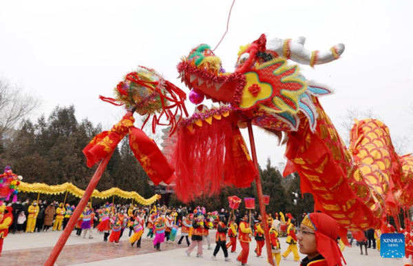 People Celebrate Upcoming Lantern Festival in China