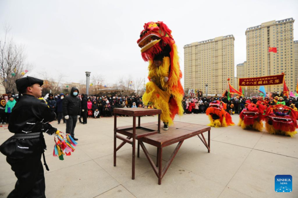 People Celebrate Upcoming Lantern Festival in China
