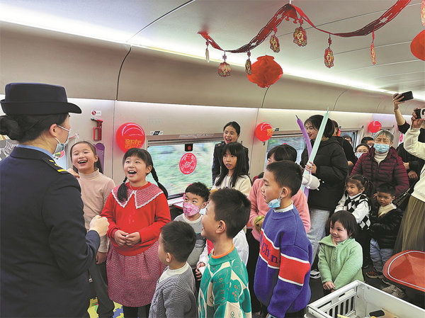 Kids' Corner Brings Smiles to Young Passengers