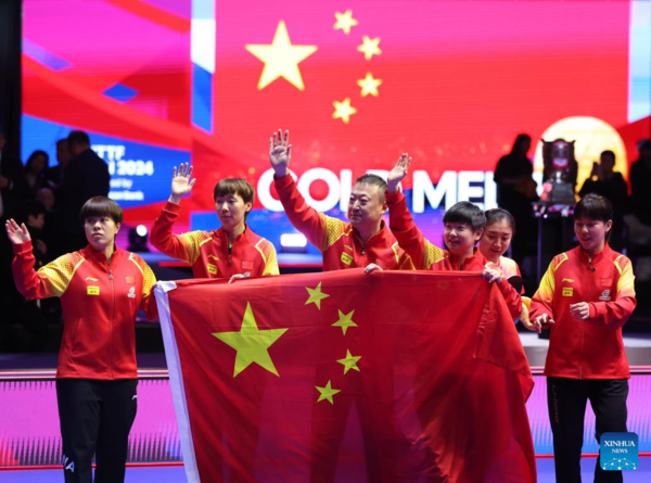 China Wins 6th Straight Women's Title at Table Tennis Team Worlds