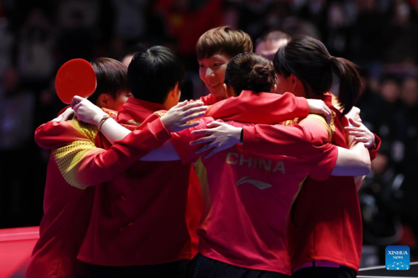 China Wins 6th Straight Women's Title at Table Tennis Team Worlds