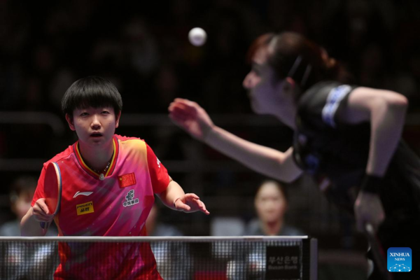 China Wins 6th Straight Women's Title at Table Tennis Team Worlds