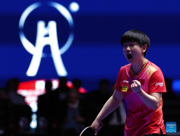 China Wins 6th Straight Women's Title at Table Tennis Team Worlds