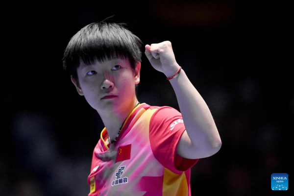 China Wins 6th Straight Women's Title at Table Tennis Team Worlds