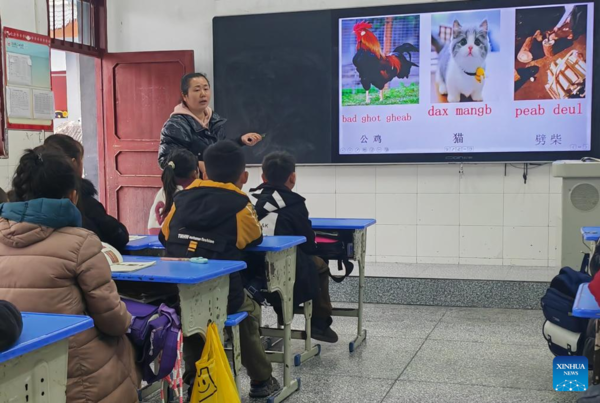 Feature: Passing down Language Without Writing System to Schoolkids in Miao Ethnic Village