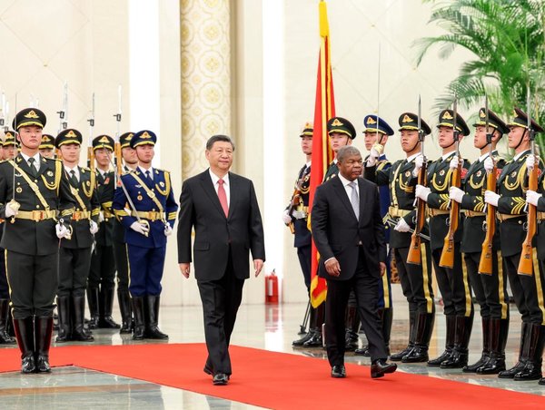 Chinese, Angolan Presidents Hold Talks, Elevating Bilateral Ties to Comprehensive Strategic Cooperative Partnership