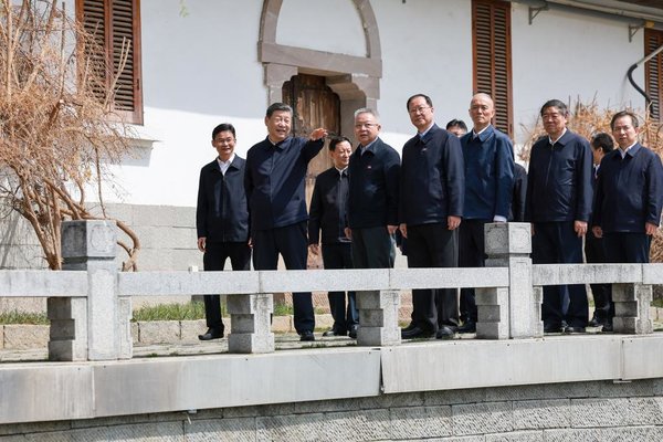 Xi Inspects Changde in Central China's Hunan Province