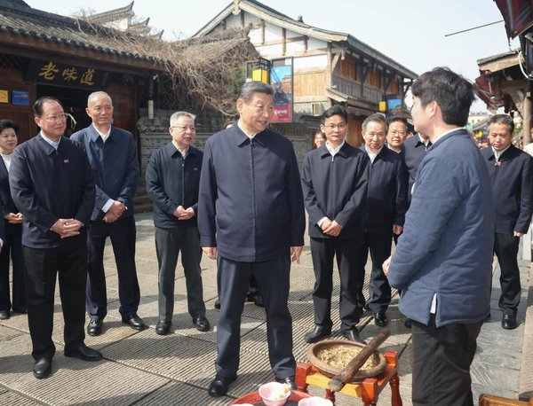 Xi Inspects Changde in Central China's Hunan Province