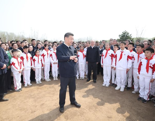 Xi Focus: Xi Plants Trees in Beijing, Urging Nationwide Afforestation Efforts for Beautiful China