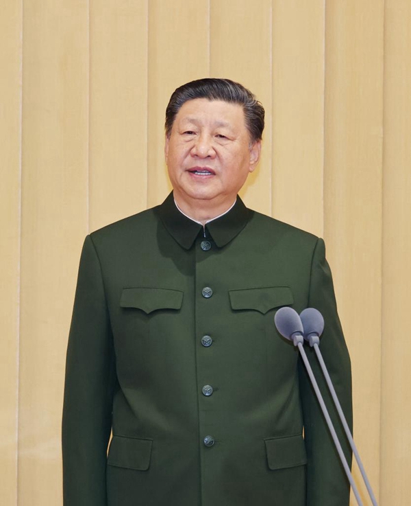 Xi Focus: Xi Presents Flag to PLA's Information Support Force