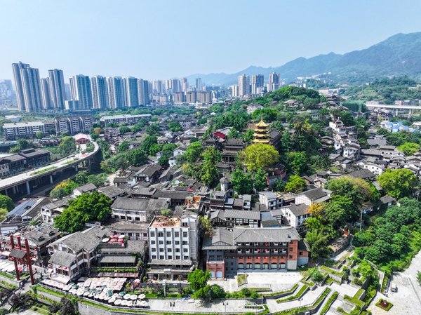 FlyOverChina | SW China's Chongqing Preserves Charm of Ciqikou Ancient Town in Urban Renewal