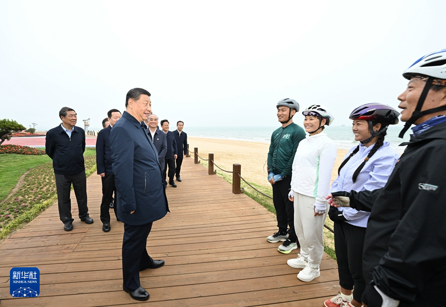 Xinhua Headlines: Xi Calls for Furthering Reform to Power Modernization in Shandong Inspection
