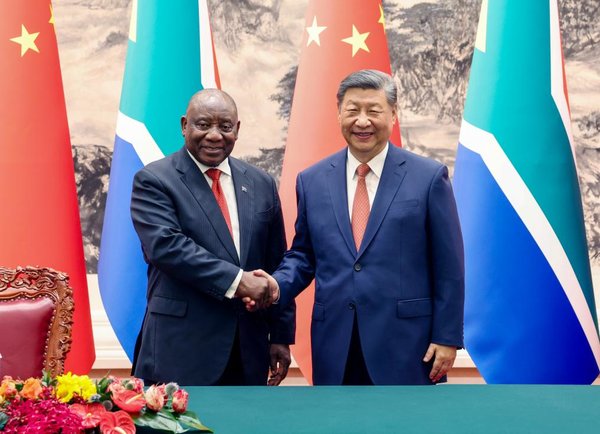Xi, Ramaphosa Announce Elevation of China-South Africa Ties