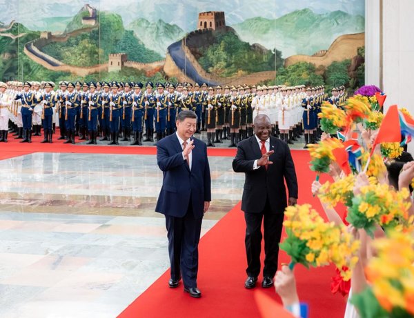 Xi, Ramaphosa Announce Elevation of China-South Africa Ties