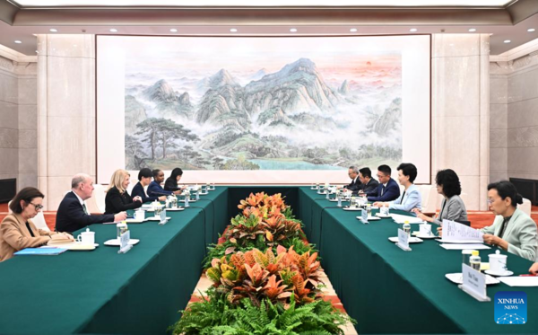 Chinese State Councilor Meets UNICEF Chief