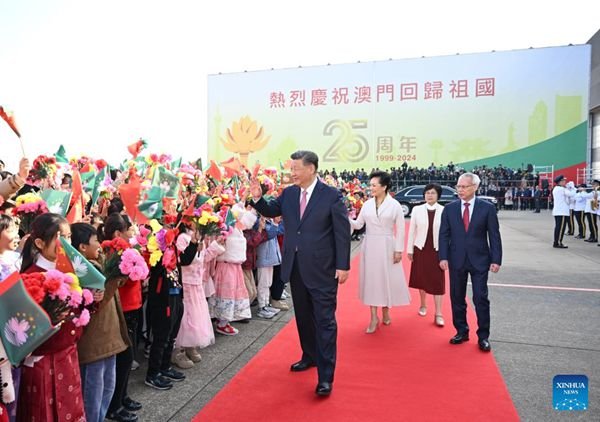 Xi Leaves Macao After Anniversary Celebrations, Inspection Tour