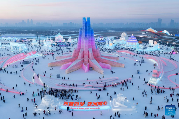 41st Harbin Int'l Ice and Snow Festival Kicks Off