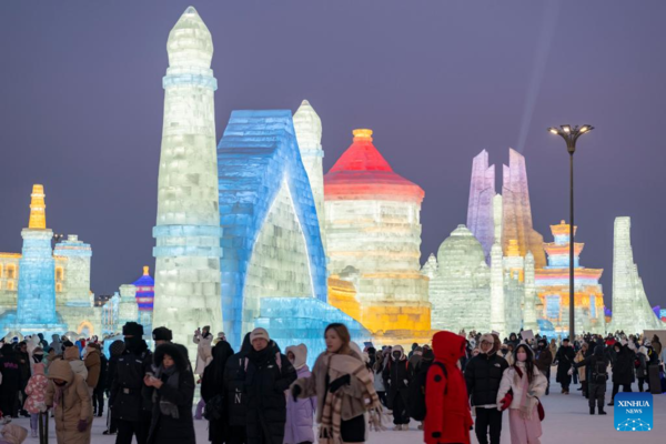 41st Harbin Int'l Ice and Snow Festival Kicks Off