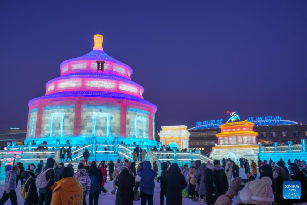 41st Harbin Int'l Ice and Snow Festival Kicks Off