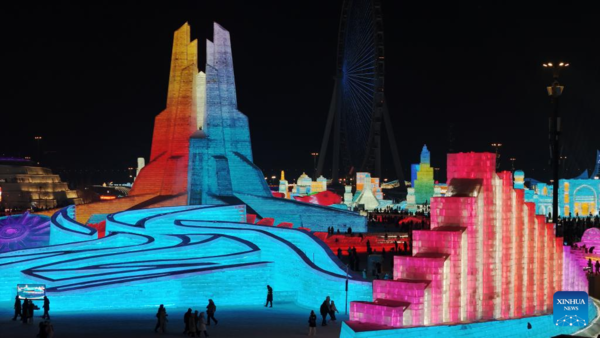 41st Harbin Int'l Ice and Snow Festival Kicks Off