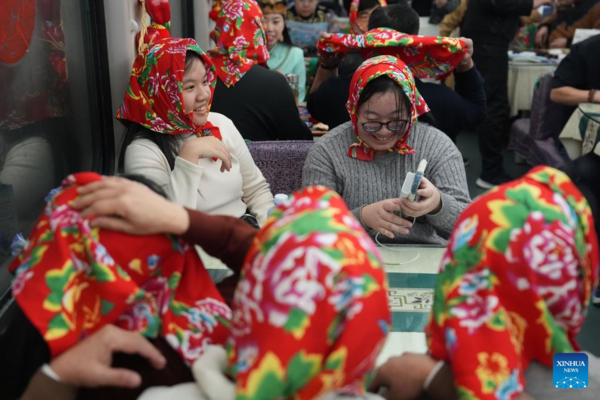 Train Themed with Local Intangible Cultural Heritages Starts Operation in Heilongjiang