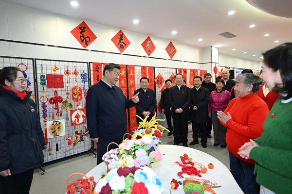 Xi Inspects NE China City Ahead of Spring Festival