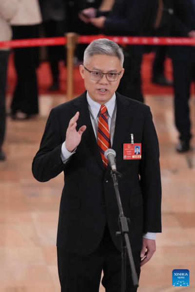 NPC Deputies Attend Group Interview Ahead of Annual Session of China's Top Legislature