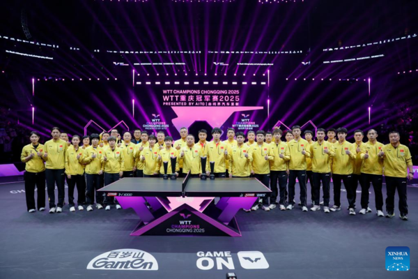 China's Sun, Wang Crowned Champions at WTT Champions Chongqing