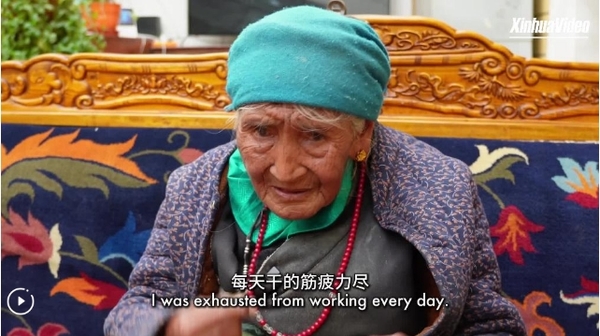 Yudron: Former Serf Witnesses Xizang's Development, Enjoys a Flourishing Life With Families