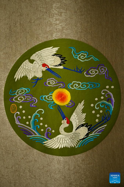 Inheritor of Han Embroidery in China's Hubei