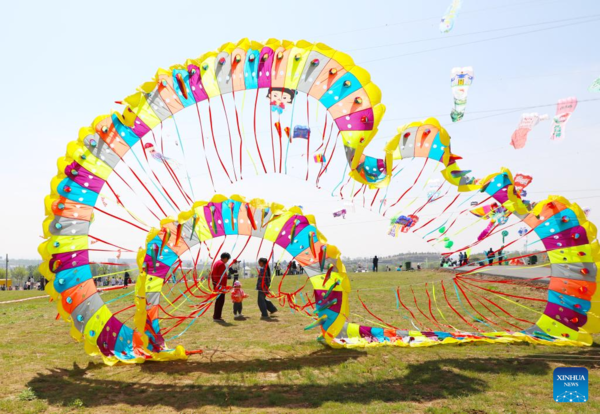 42nd Weifang Int'l Kite Festival Held in China's Shandong