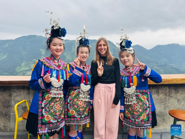 Village Fashion Show Integrates Traditional Culture, Modern Design in SW China Terraces